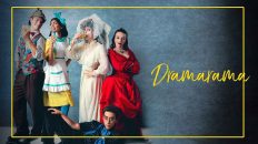 Dramarama (2020) gay themed coming-of-age film – group of teens at a costume party.